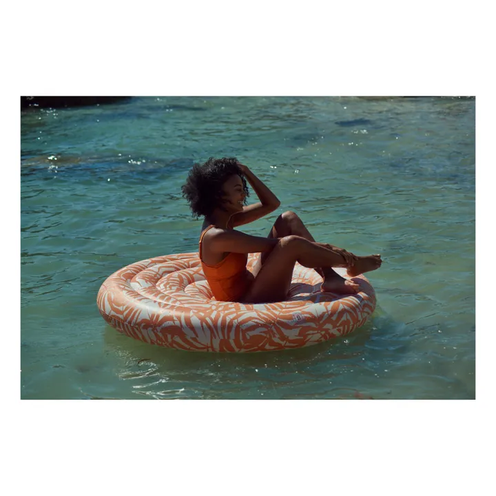 The nice fleet Grand matelas gonflable rond Bahia | Corail
