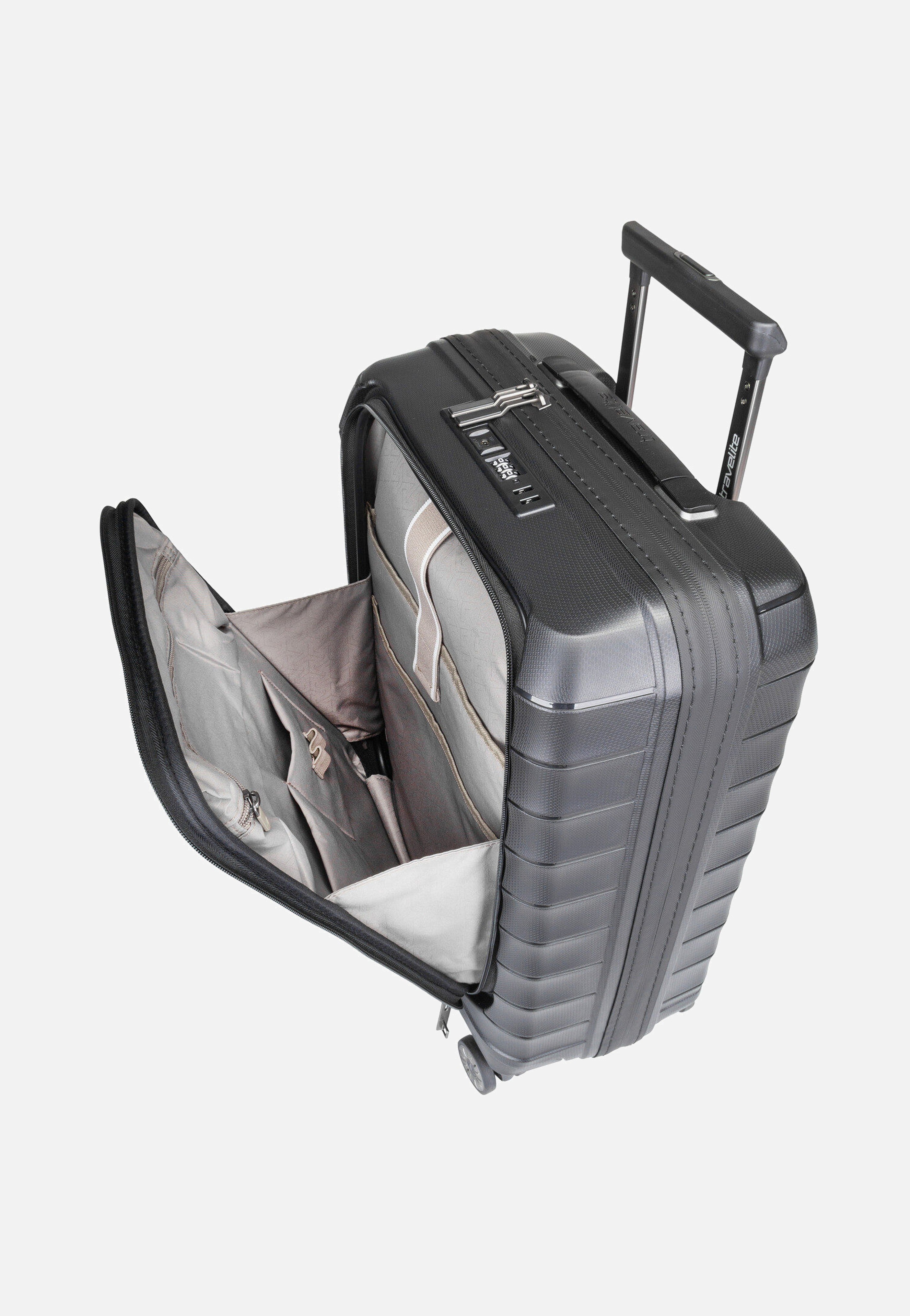 Mooby 4w Trolley S Front Pocket Schwarz - Koffer