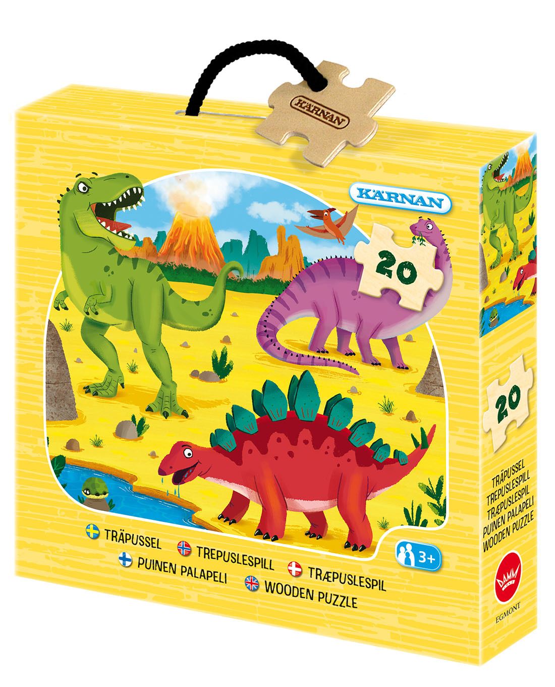 Trepuslespill Dinosaur 20 biter