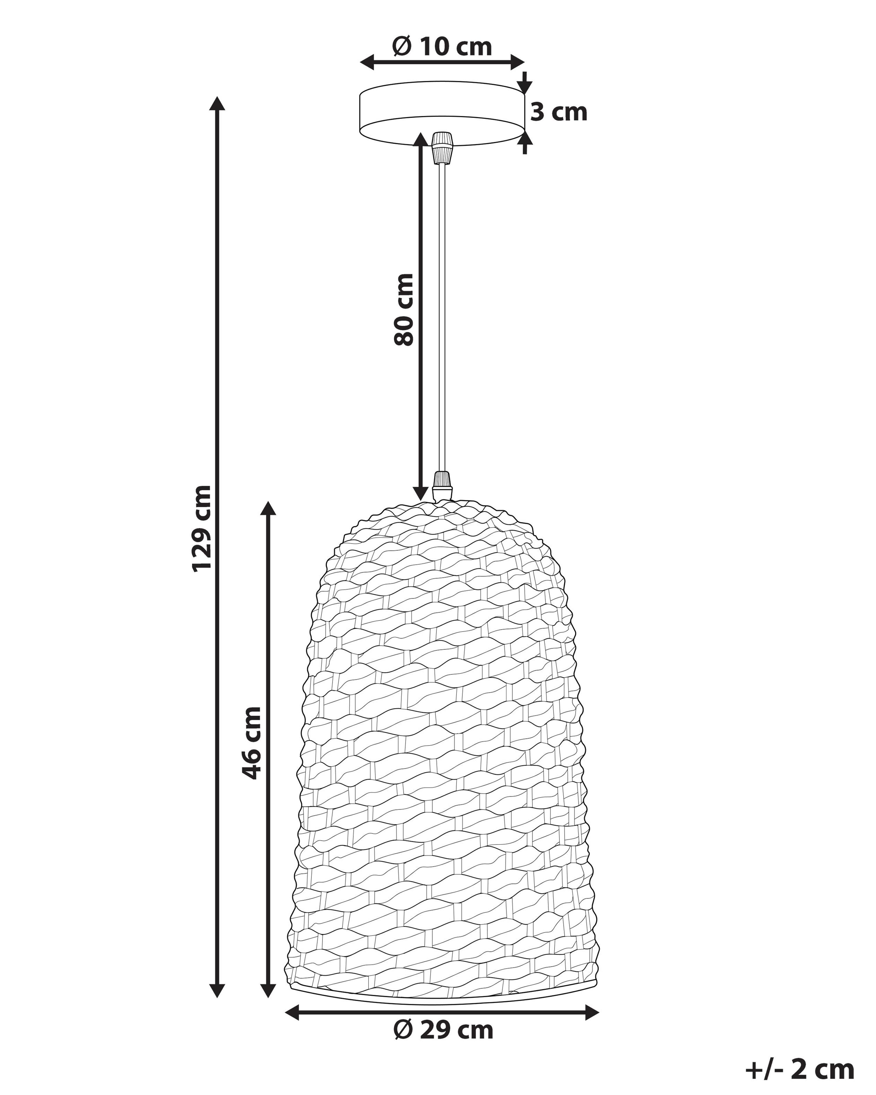Hanglamp KERIO Bamboehout Natuurlijk