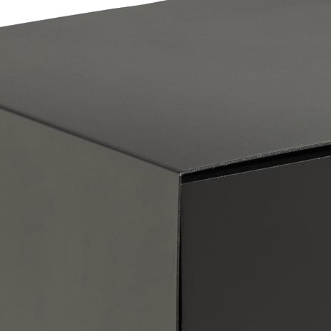 Joliet natbord - sort metal