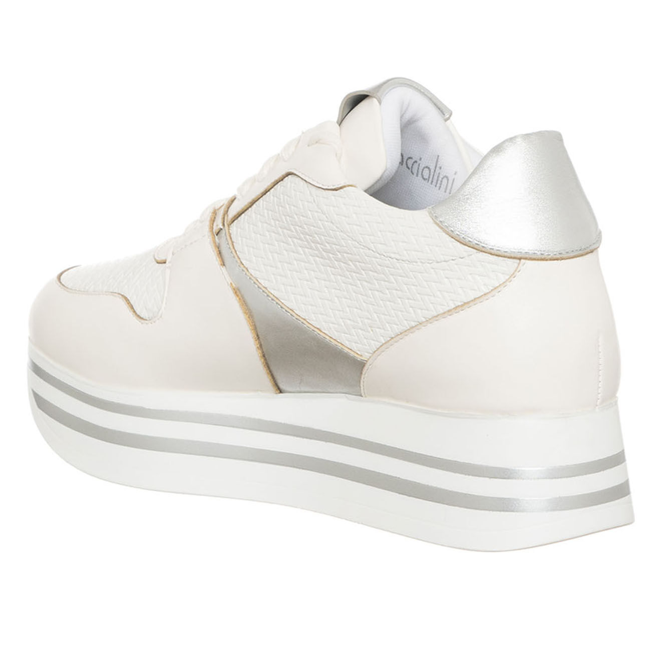 Tua By Braccialini Sneakers en Cuir Nako blanches