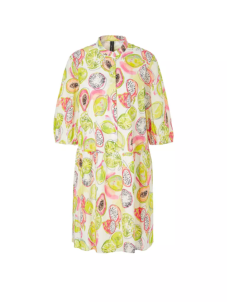 MARC CAIN Hemdblusenkleid gelb