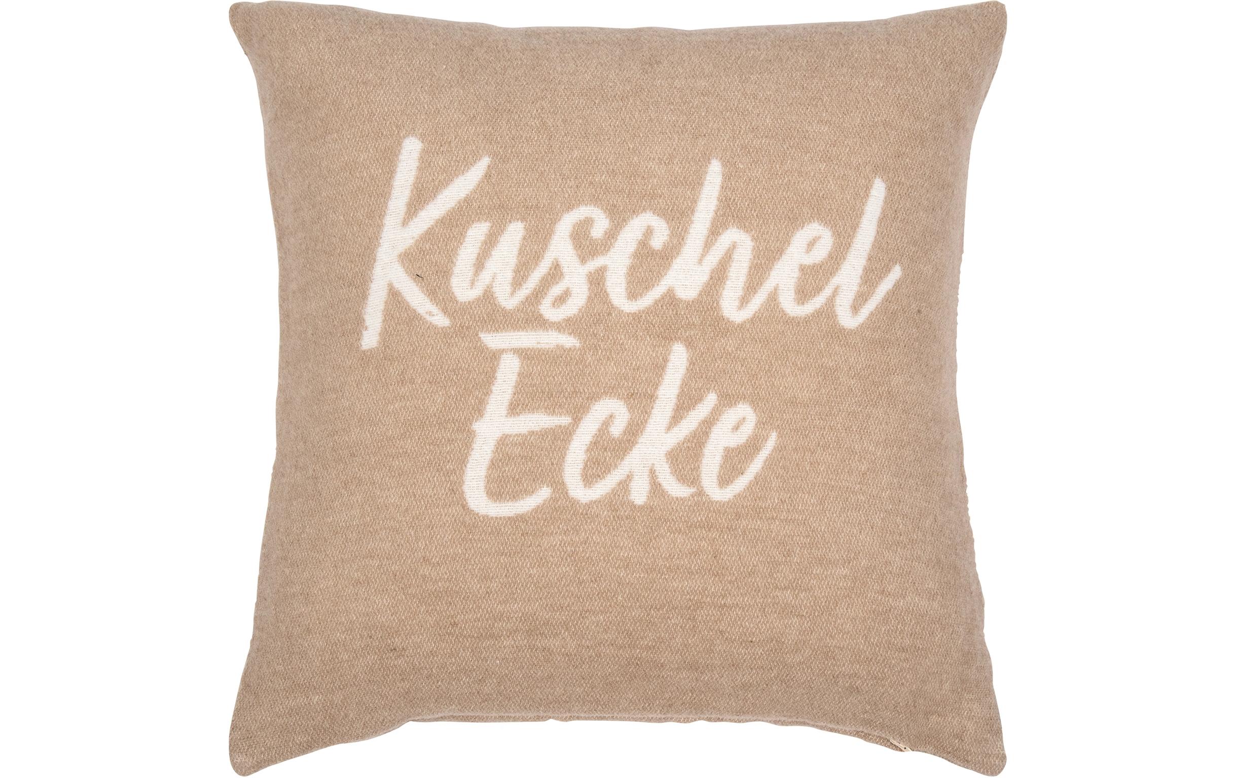 Kissenbezug Kuschelecke 45 x 45 cm, TaupeKissenhülle