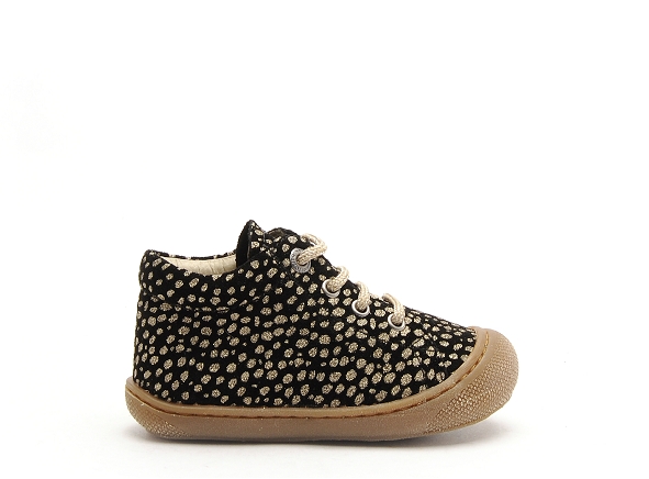 Naturino boots bottine bebe cocoon suede pr.pony noir