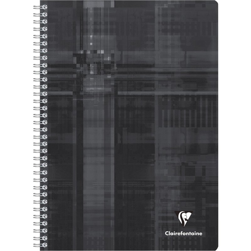 Cahier spirale Clairefontaine Metric A4 21 x 29,7 cm grands carreaux 180 pages
