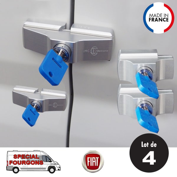 Lot de 4 verrous IMC Pack spécial Fiat Ducato de 2022 à 2025