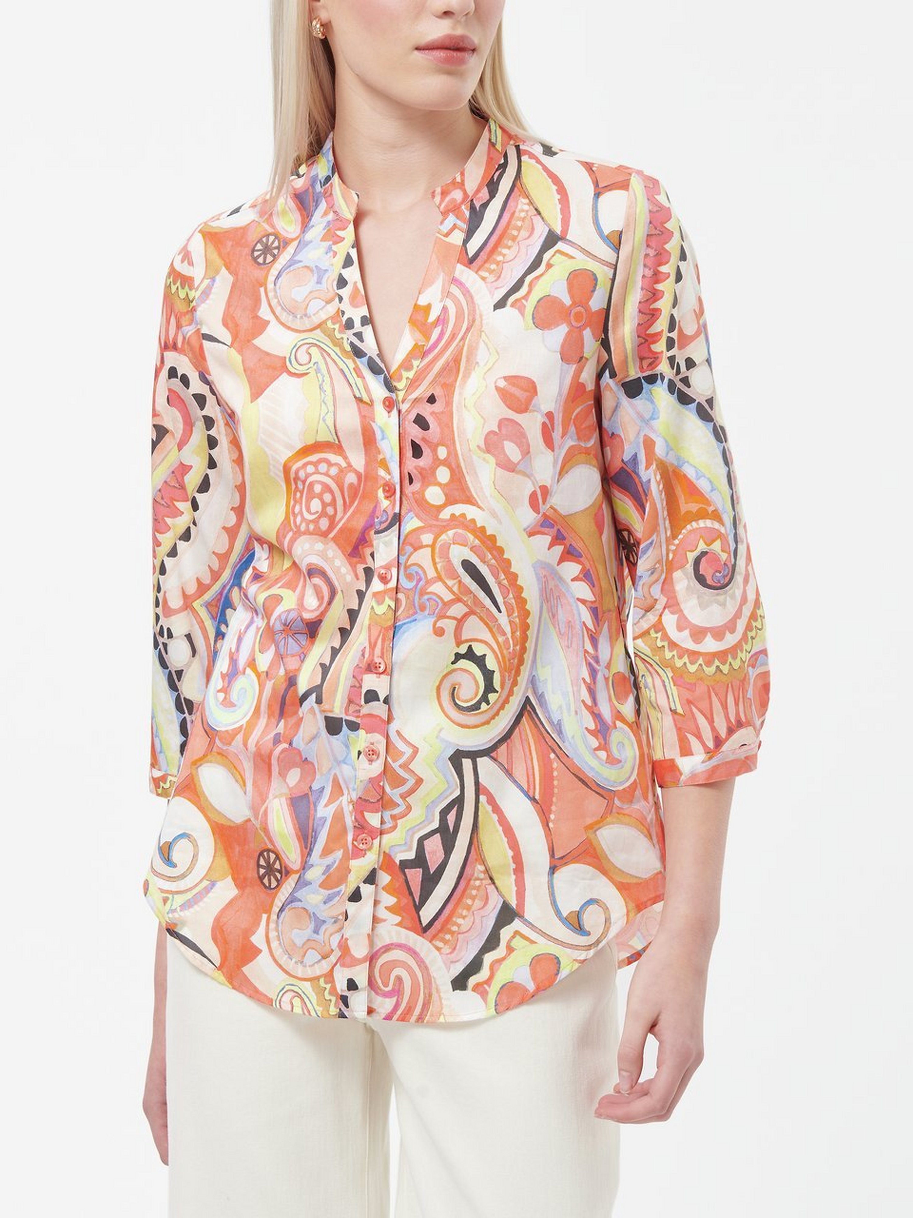 Bluse mit 3/4-Arm