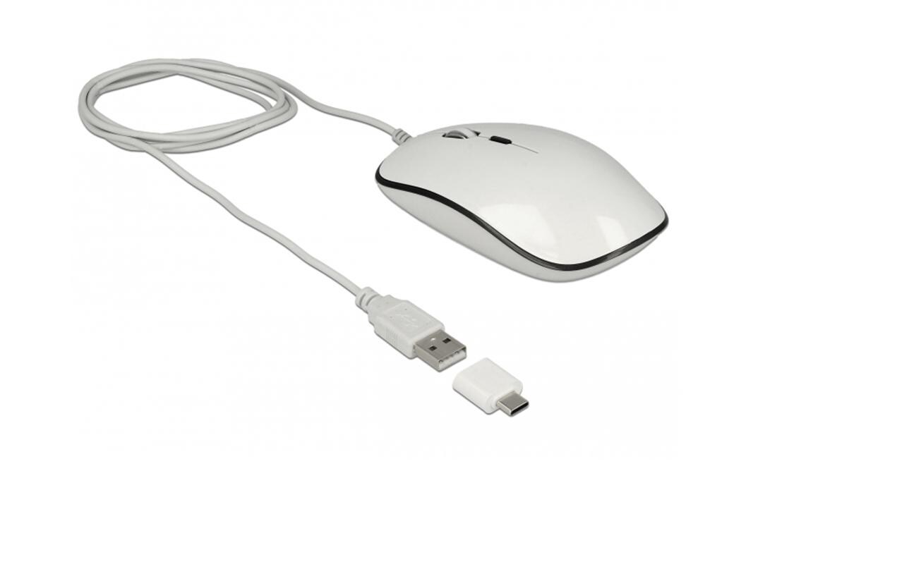 Maus 12532 USB-Type-A &Type-CKabelgebundene Desktop-Maus