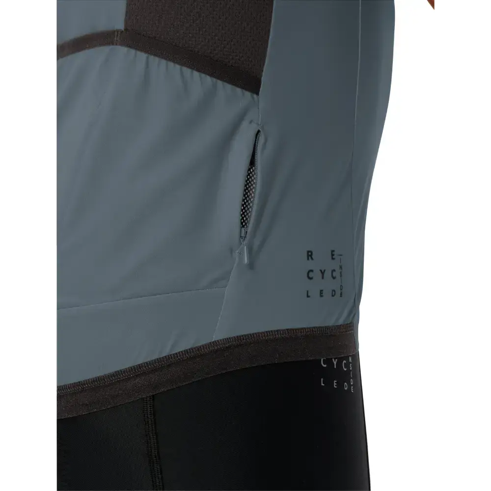 VAUDE Furka FZ II Fietsshirt Korte Mouwen Blauw Heren