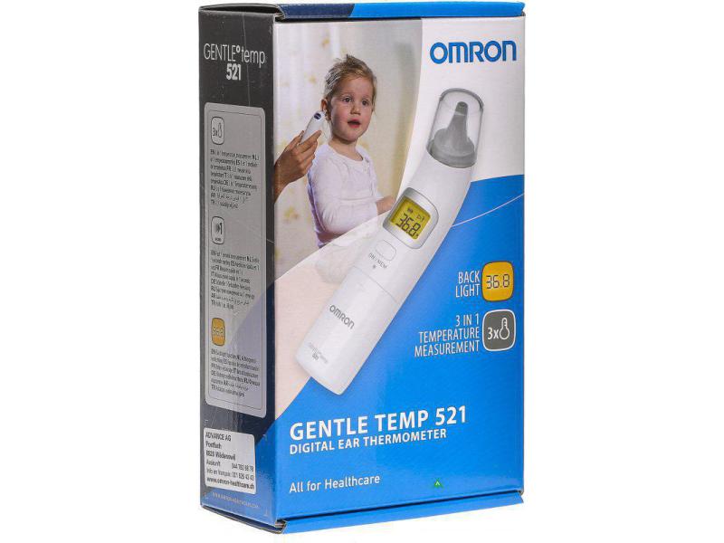 Omron Infrarot-Fieberthermometer Gentle Temp 521 Infrarot Fiebermesser