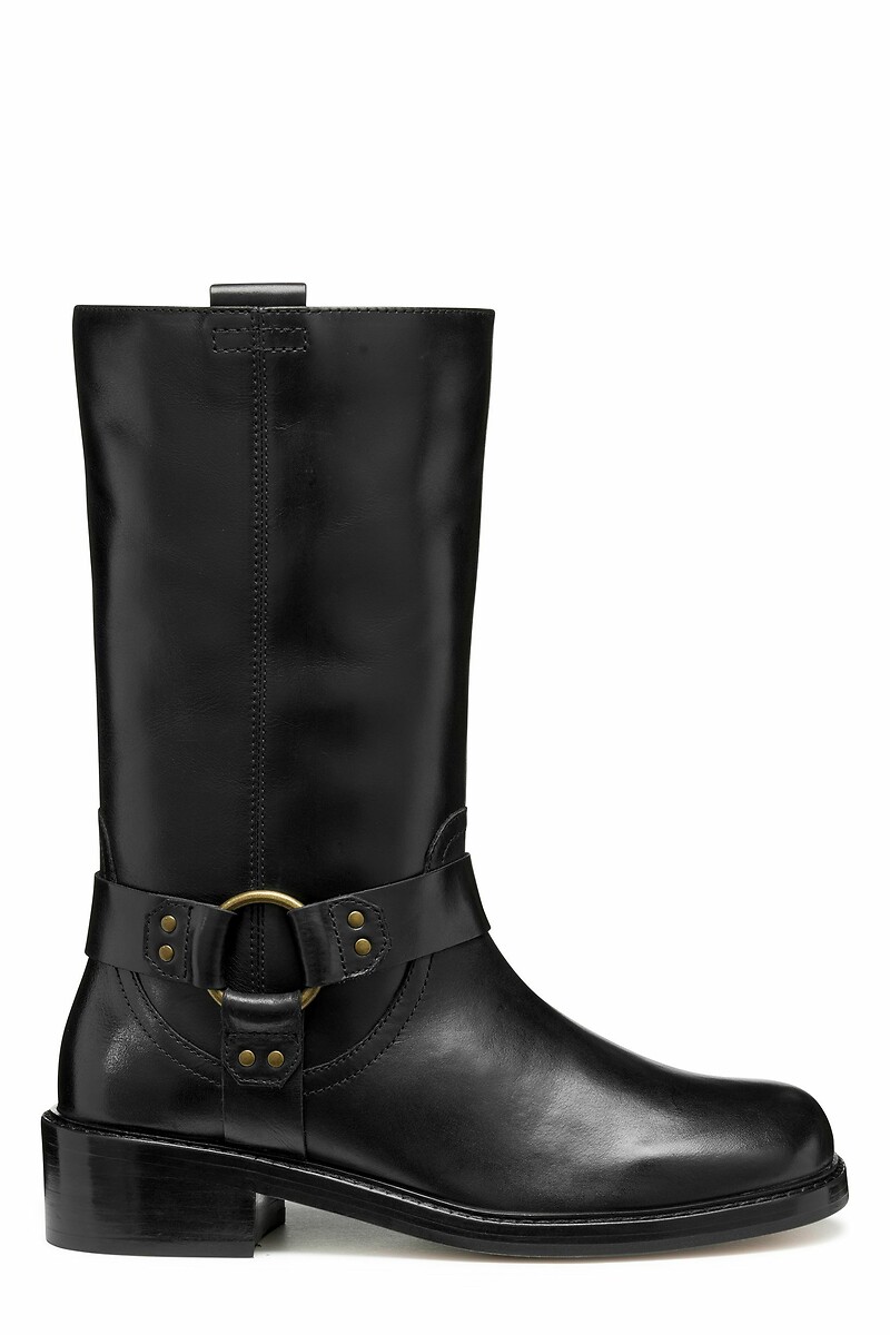 GEOX<br>Botas de couro respiráveis para motociclista Nalvia