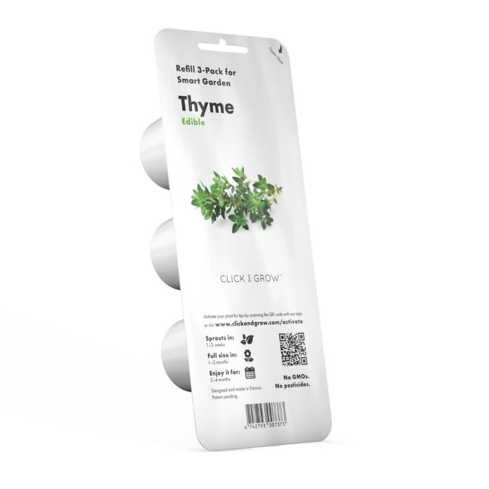 Click and Grow - Smart Garden Refill 3-pack - Thyme (SGR17X3)