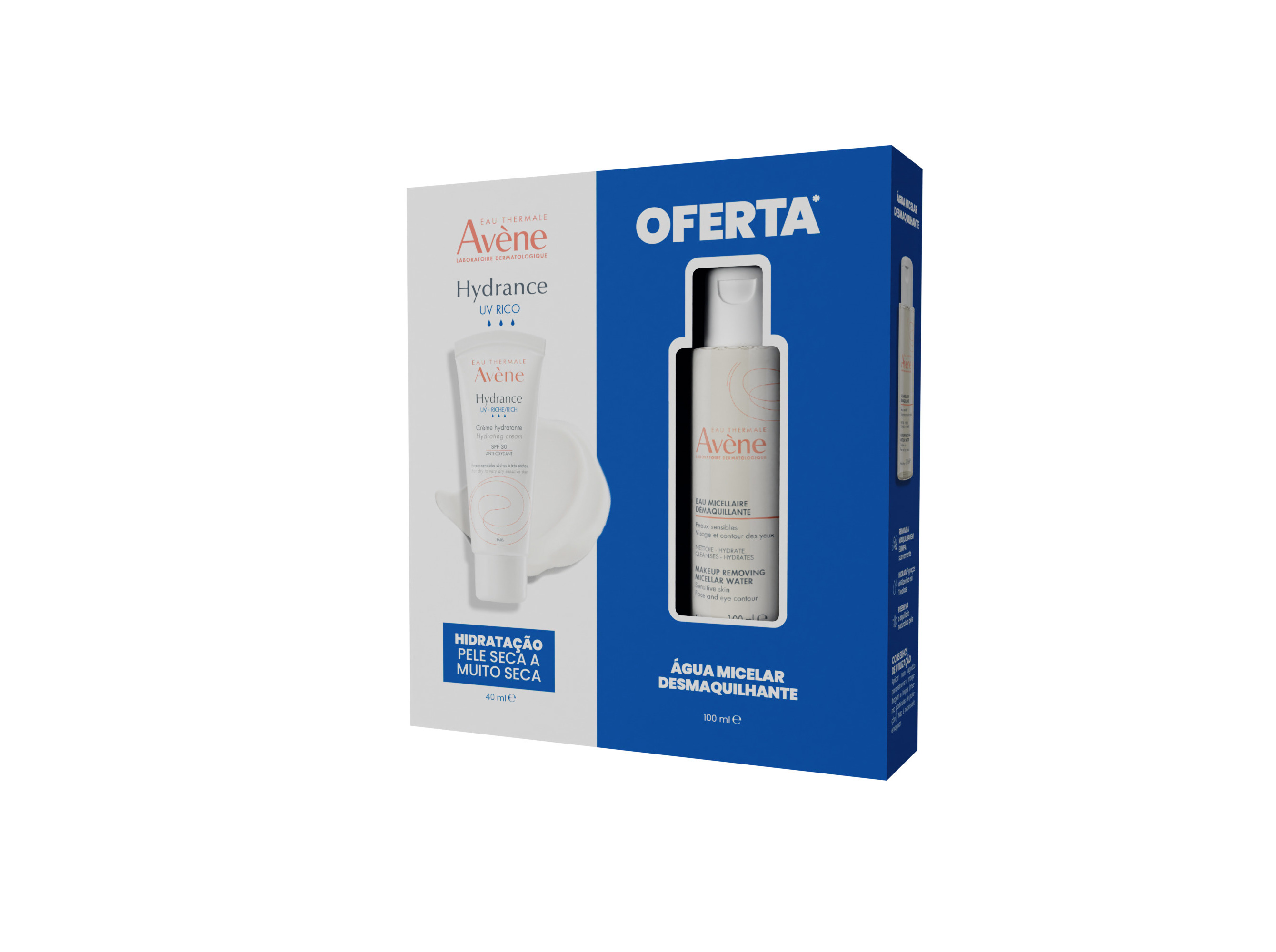 CREME AVENE HYDRANCE UV RICO 40ML OFERTA AGUA MICELAR 100ML