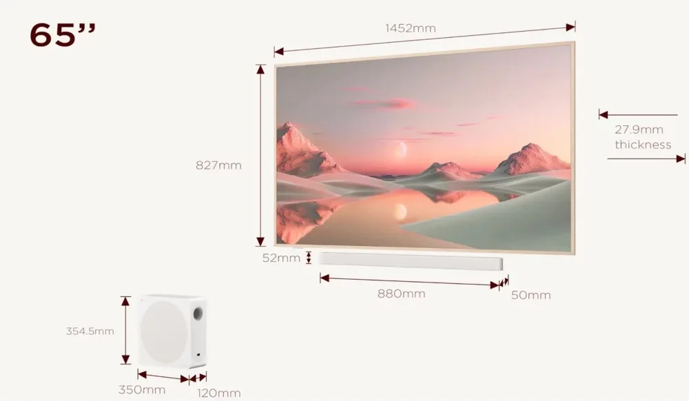 TCL NXTVISION 65A300 Pro Lifestyle TV