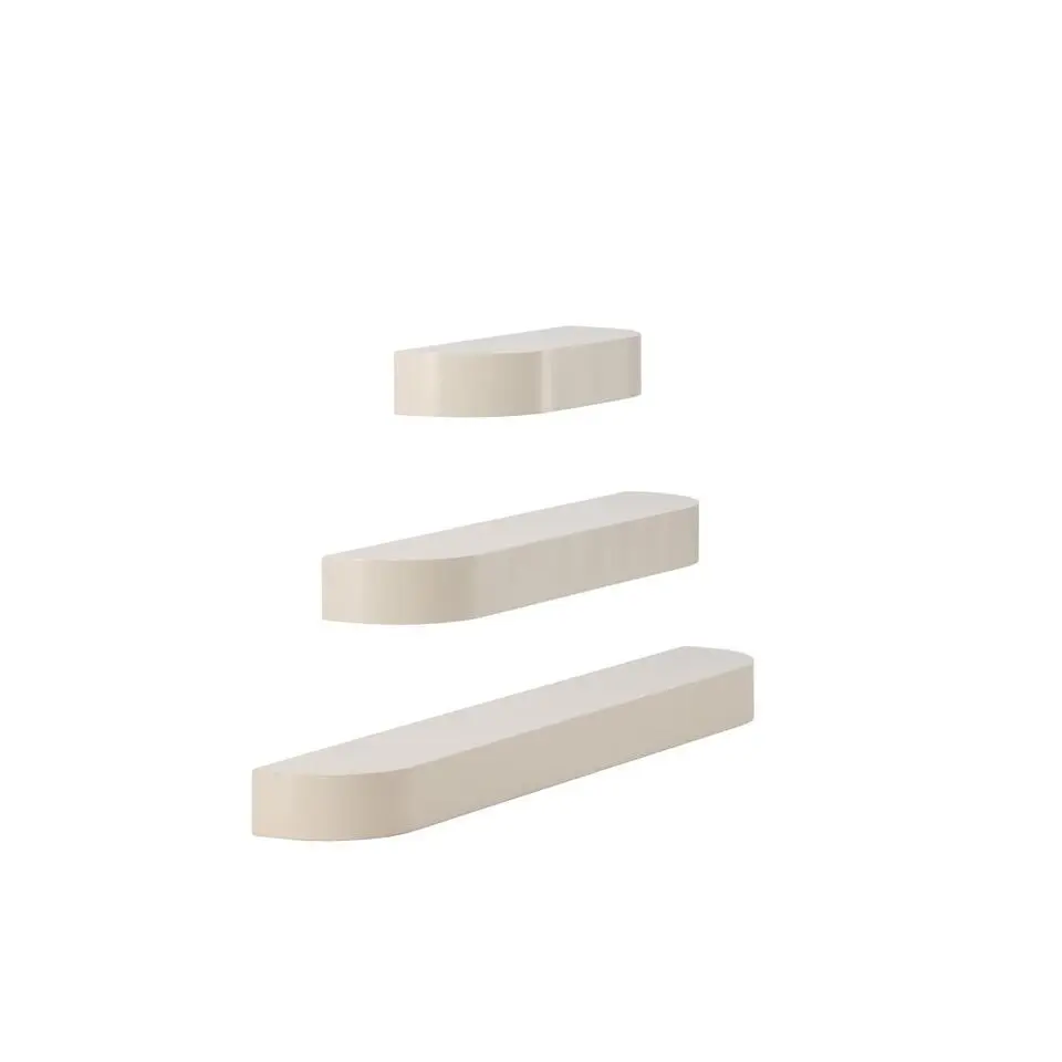 Svea - Rocco wanplanken - set van 3 - beige