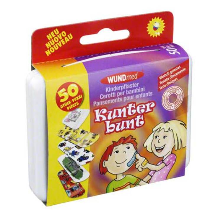 Kinderpflaster Kunterbunt, 50 St