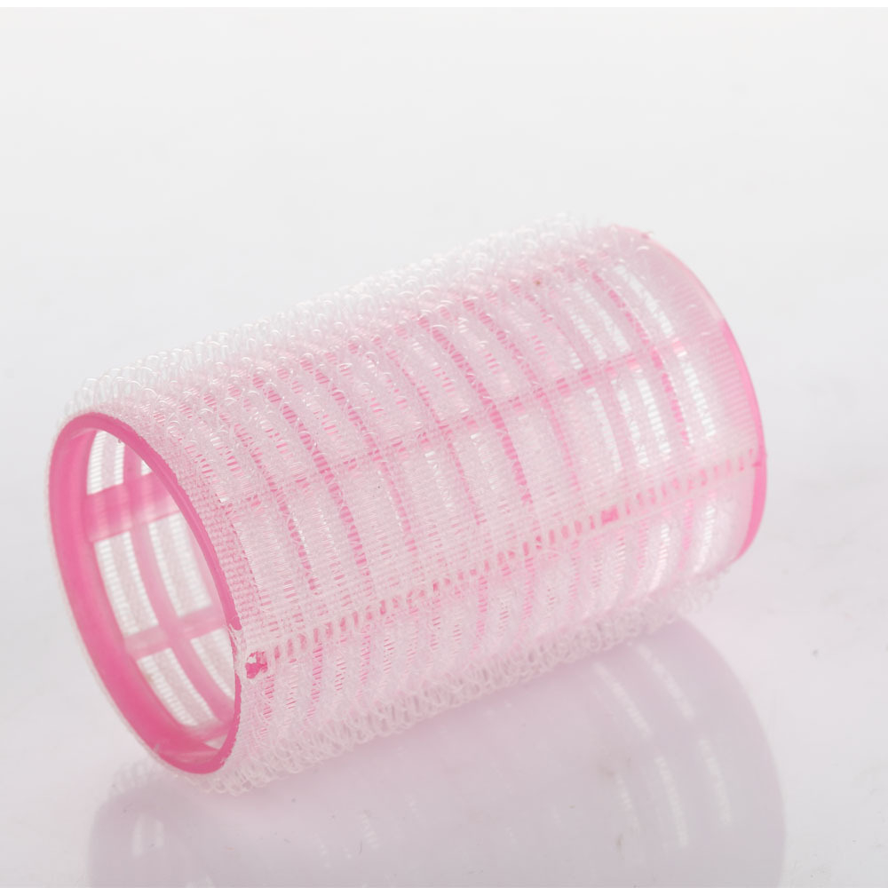 (6er Set) Ø40mm Locken Wickler Haar Styling ohne Hitze selbsthaftende Wickler - Rosa
