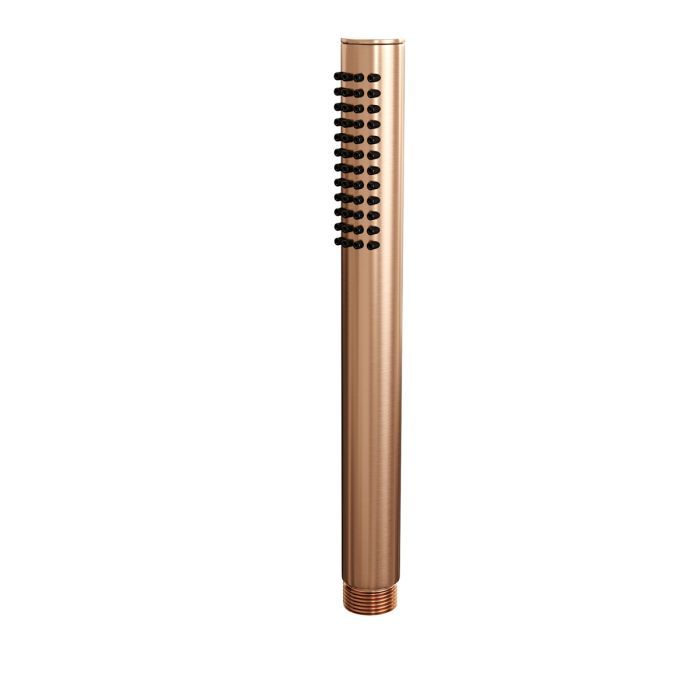 Brauer Copper Edition iinbouw badkraan met badvulcombinatie en staafhanddouche koper geborsteld PVD