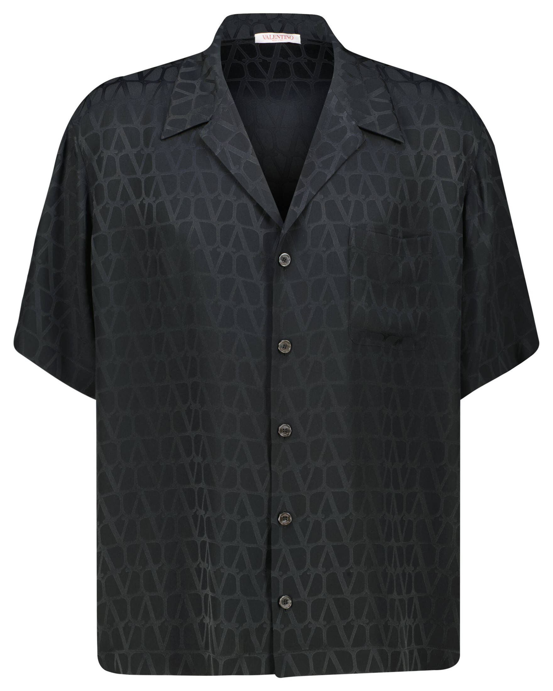 Valentino| Herren Seidenhemd BOWLING SHIRT Kurzarm