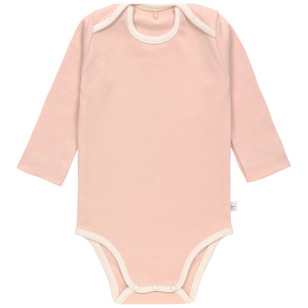 LässigLässig   2er Set langarm Body GOTS rosa/olive 74/80