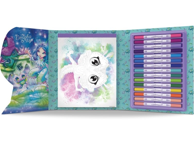 Paka Color-by-Number Book Set Nenuphia Nebulous Stars Nenuphia Malen nach Zahlen Malbuch