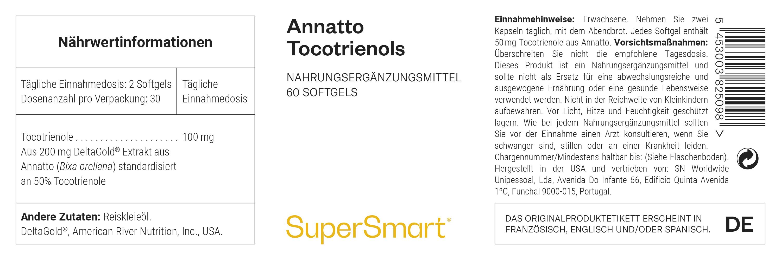 Annatto-Tocotrienole - SuperSmart