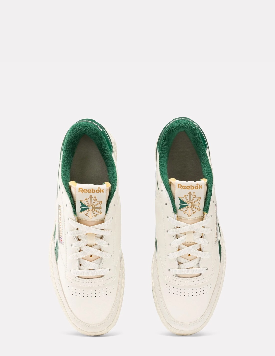 reebok Sneakers Homme Club C Revenge Vintage Blanc/Vert Cuir