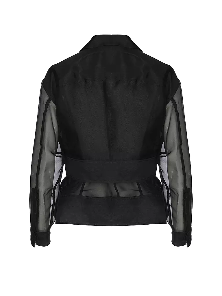 PHILLIP LIM Seidenblouson ORGANZA schwarz
