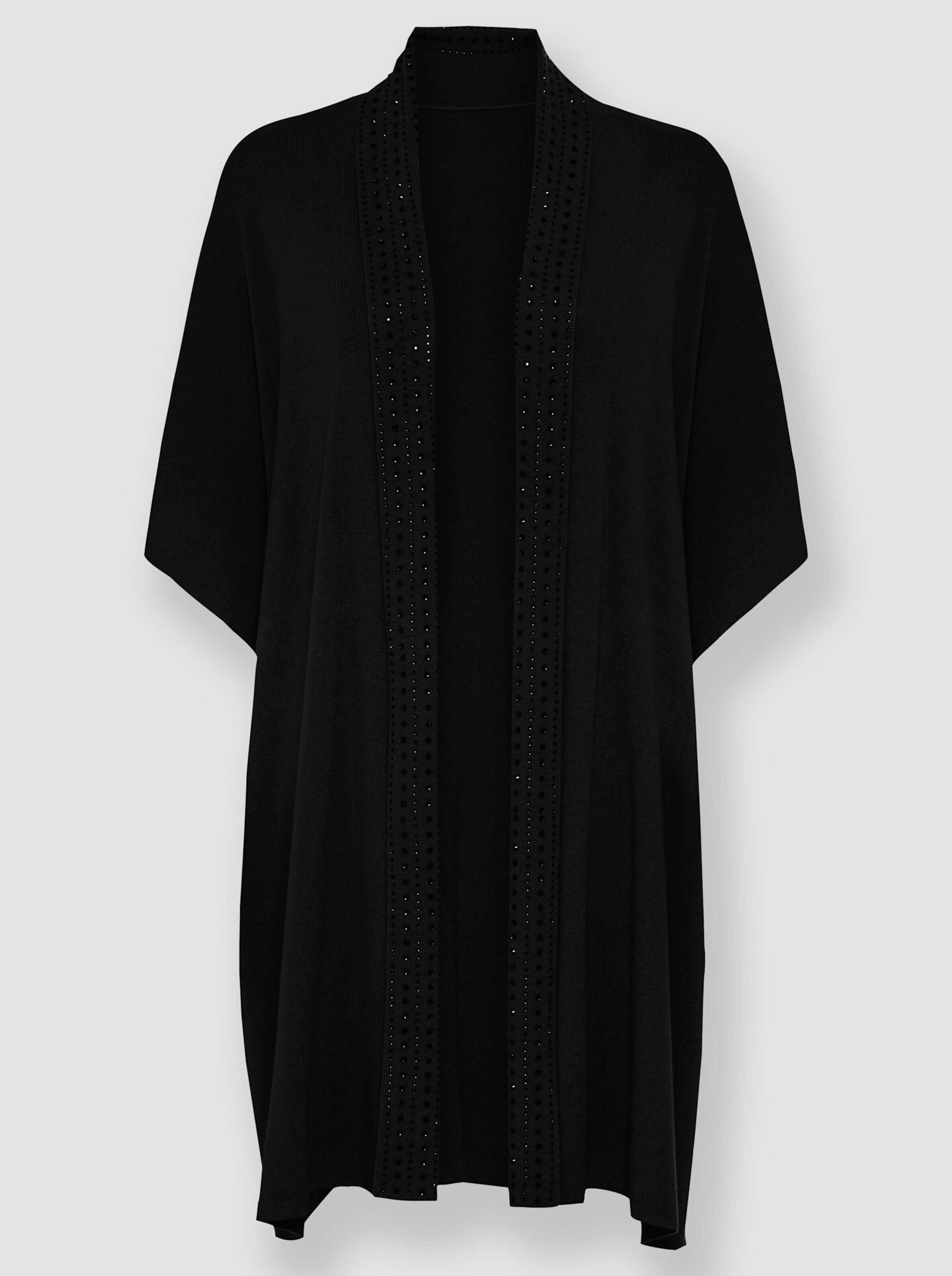 Long-Strickjacke