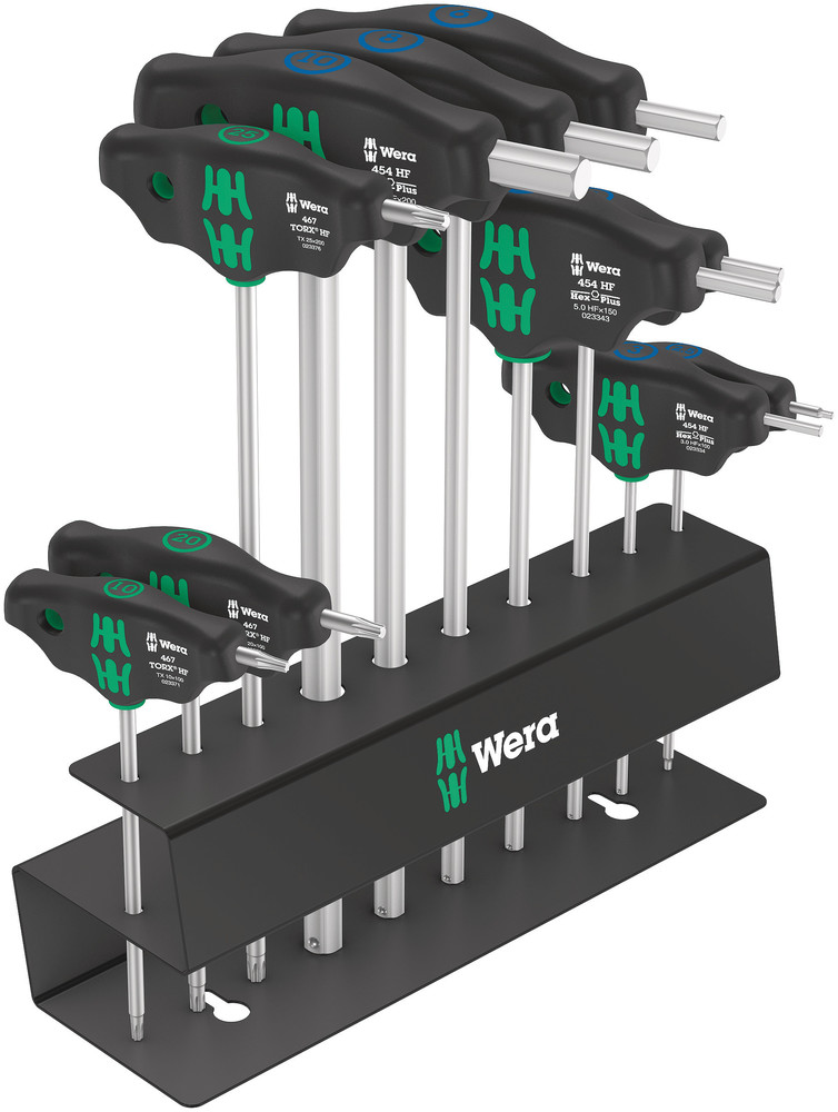 Wera Bicycle Set 6 Unbrako og Torx T-Nøgle Sæt med Holder