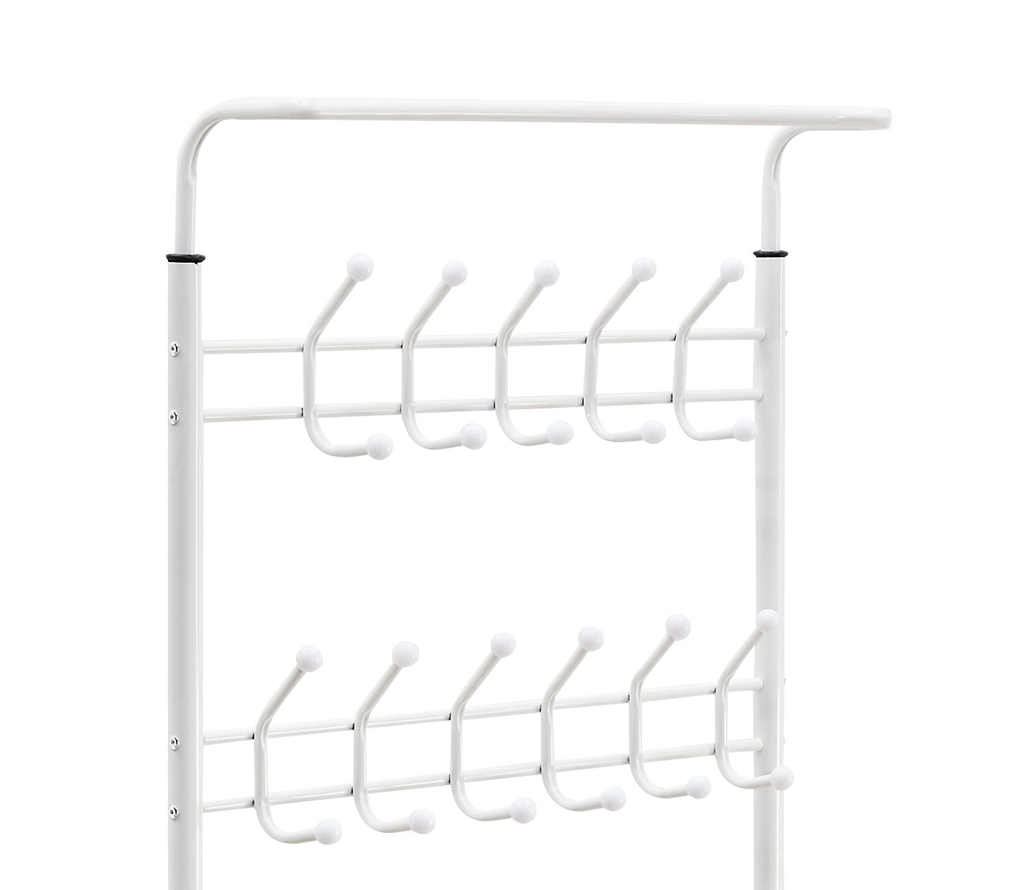 Garderobe Schuhregal 80 x 186 cm weiss