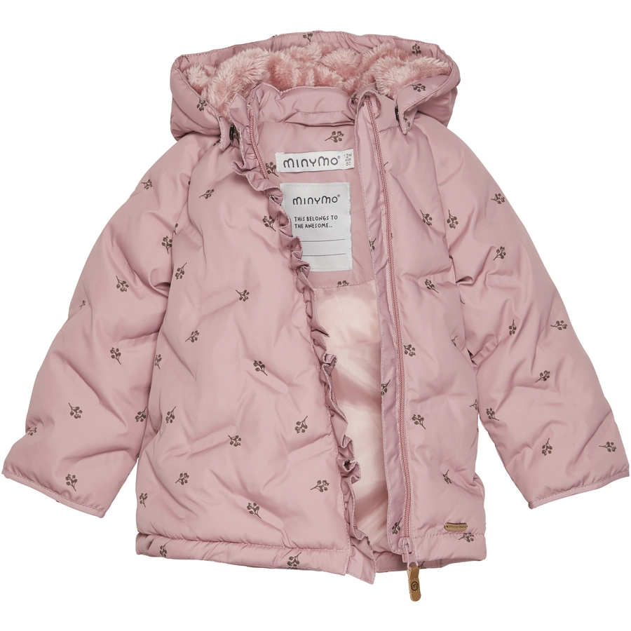 Minymo Winterjacke Quilt Ash Rose