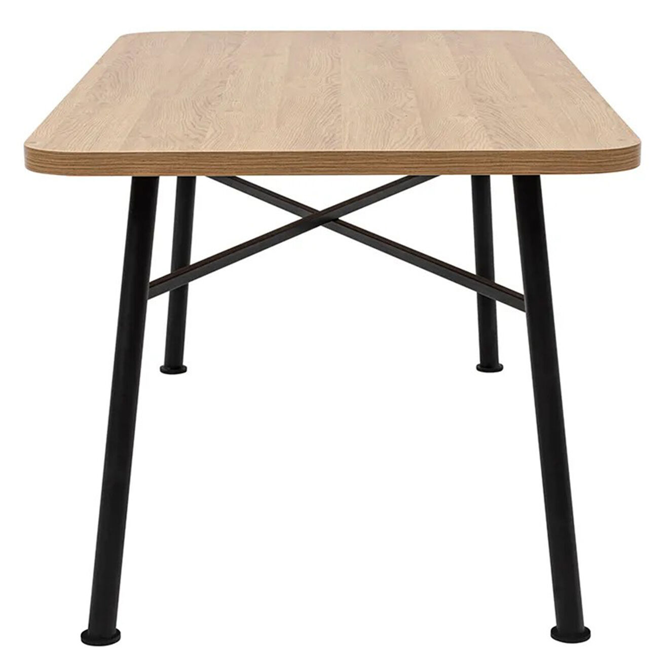 Homitis Table à manger Nala naturelle - 160x90x75 cm