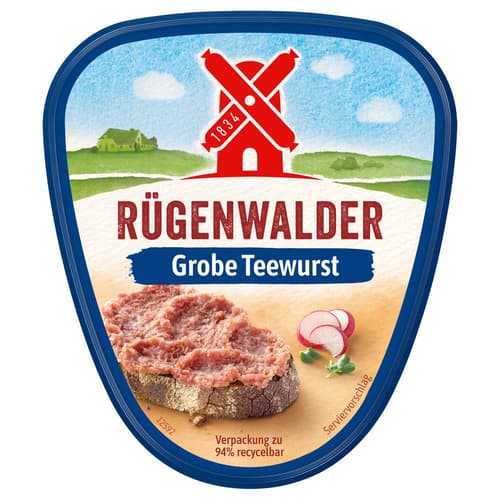Rügenwalder Mühle Rügenwalder Teewurst grob