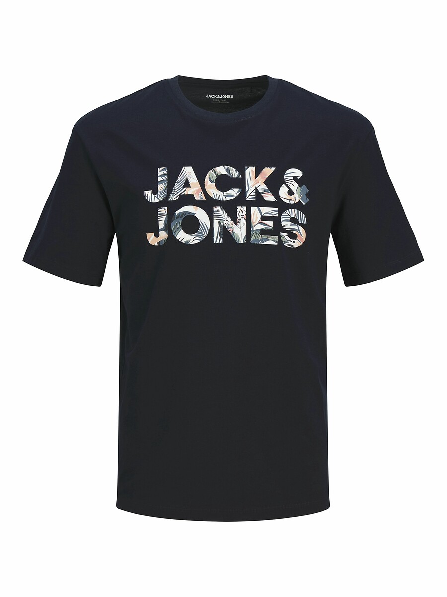 JACK & JONES<br>Camiseta descontraída com logo floral