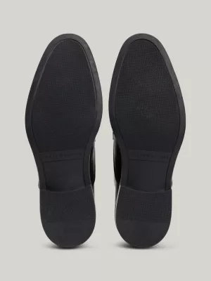 Sapatos Derby de couro com cadarço
