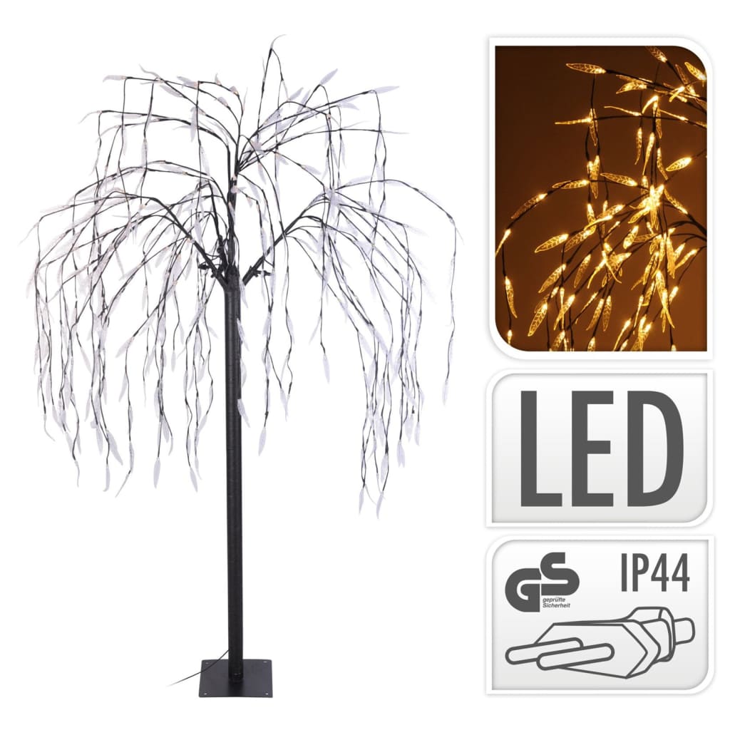 Sapin de noël saule avec 400 led 180 cm