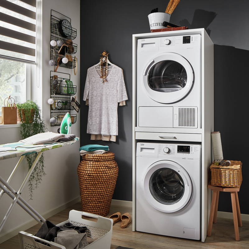 XORA Hochschrank schmal WASCHMAX