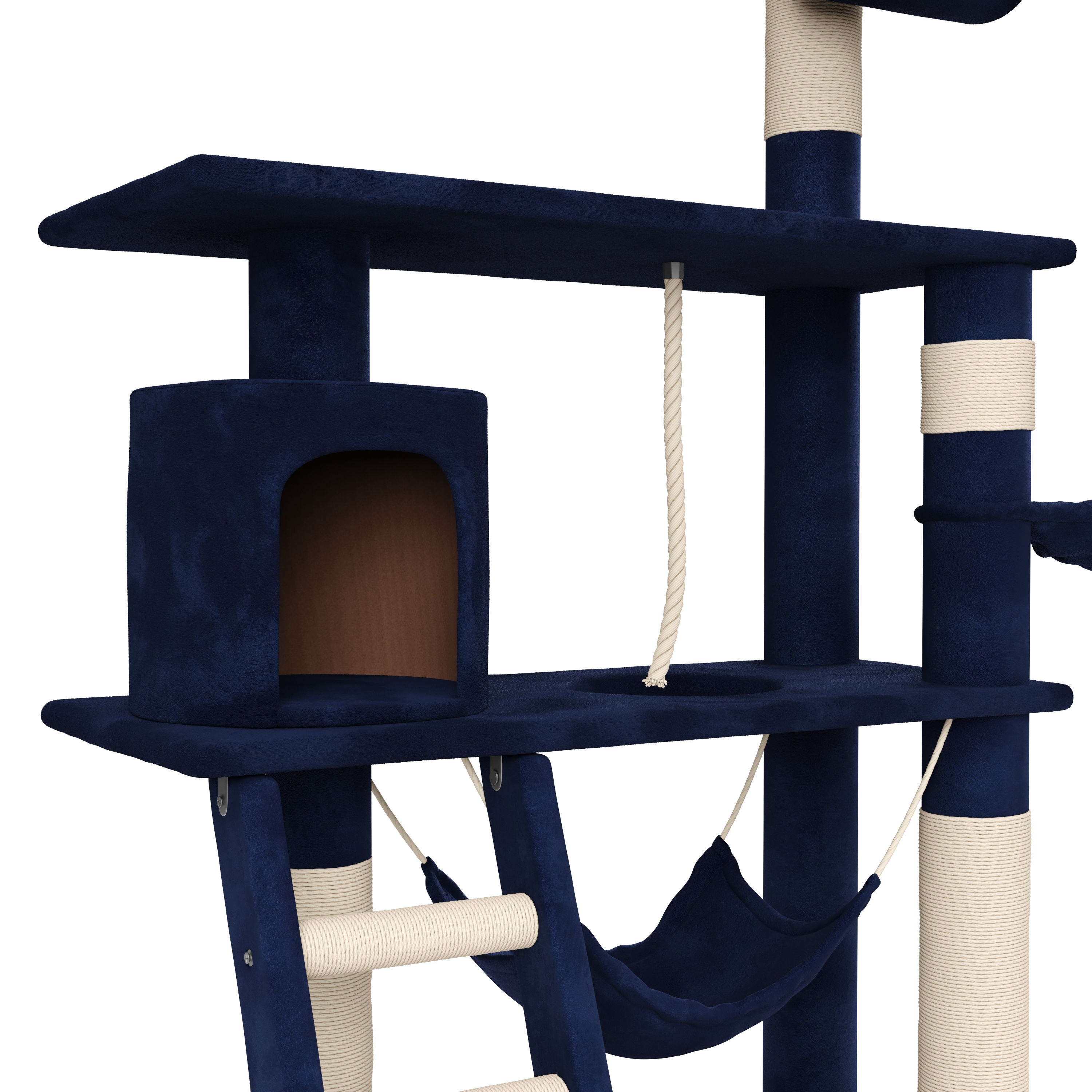 Katzenbaum SIMBA 141 cm blau