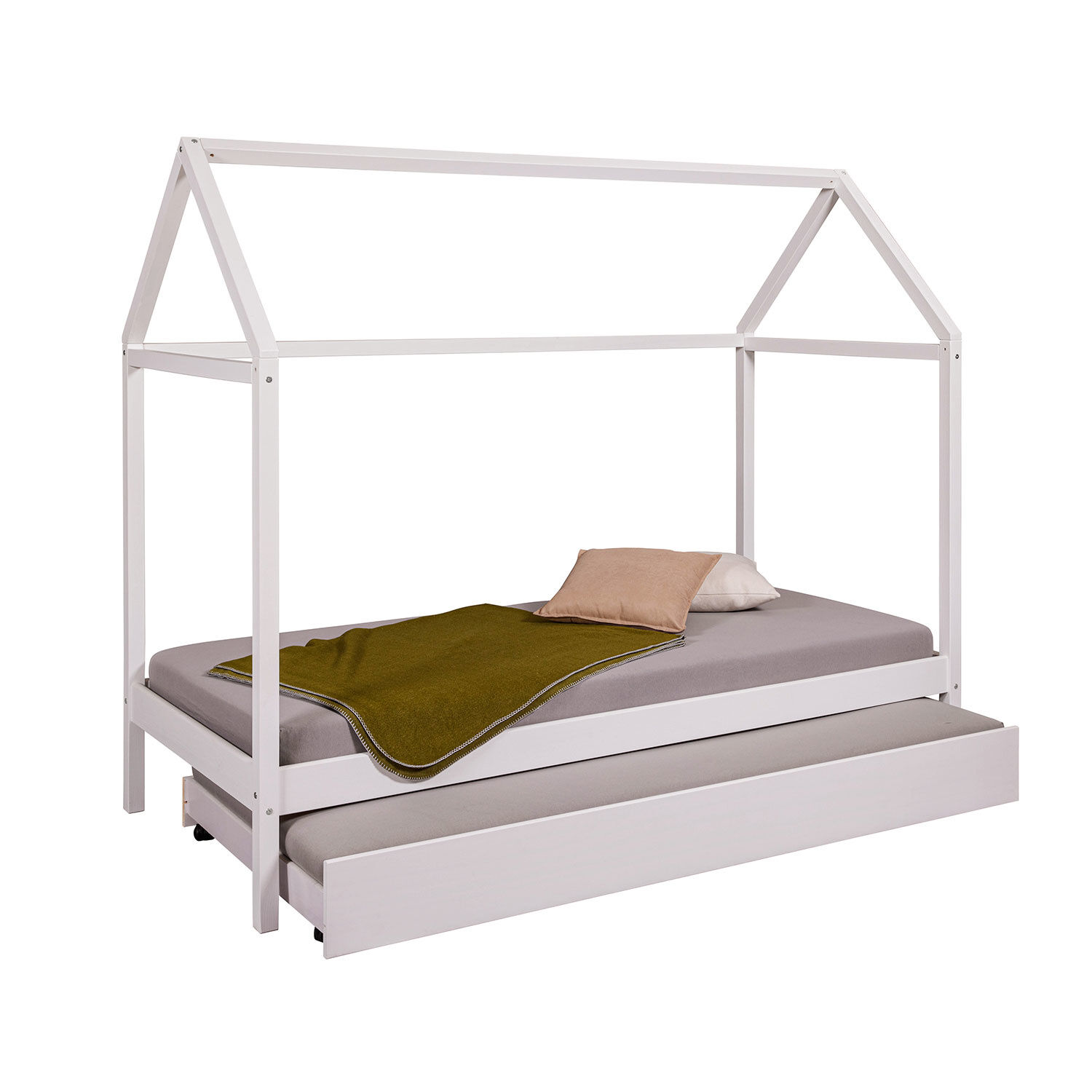 Hausbett aus massivem Kiefernholz