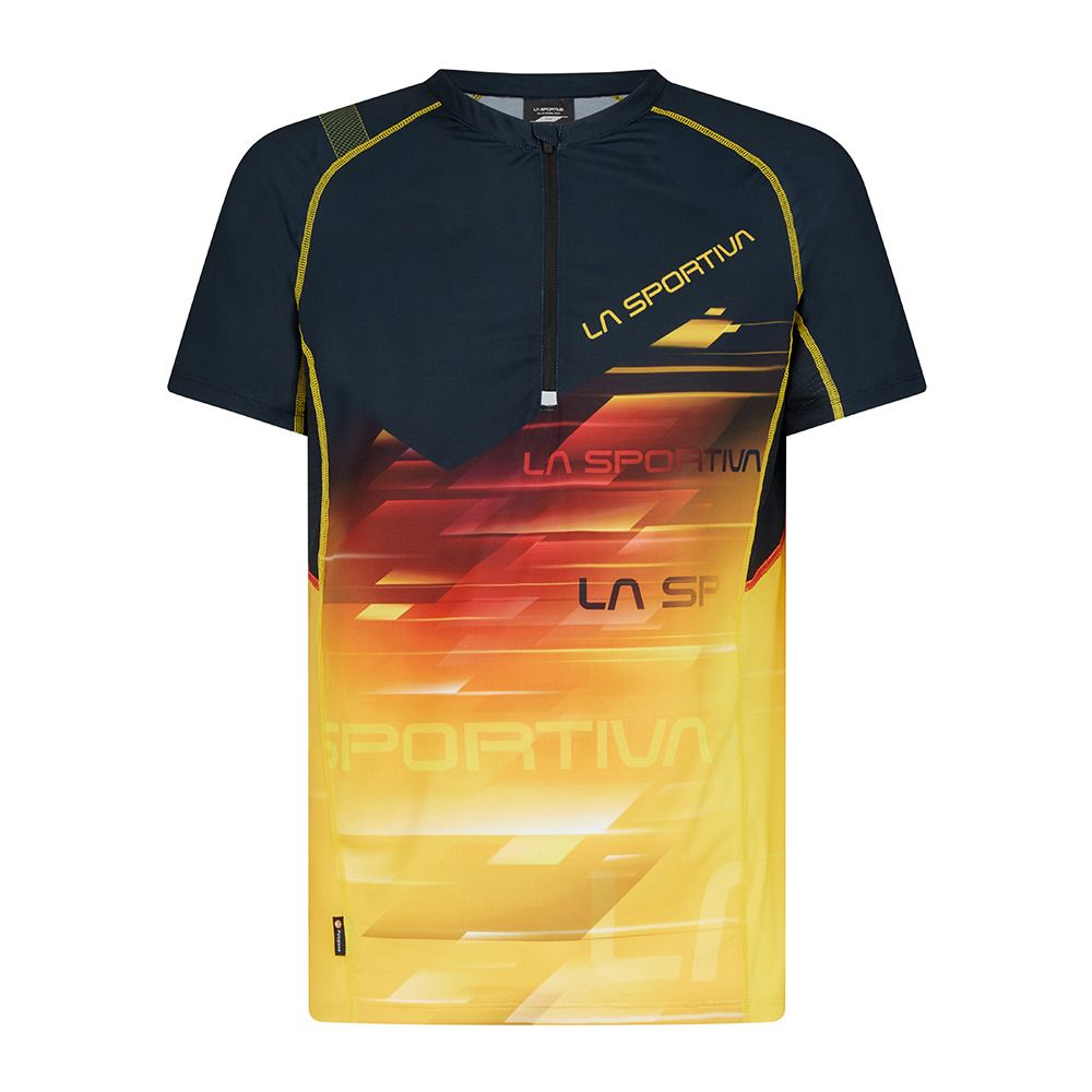 La Sportiva XCELERATOR - Maillot Homme black/yellow