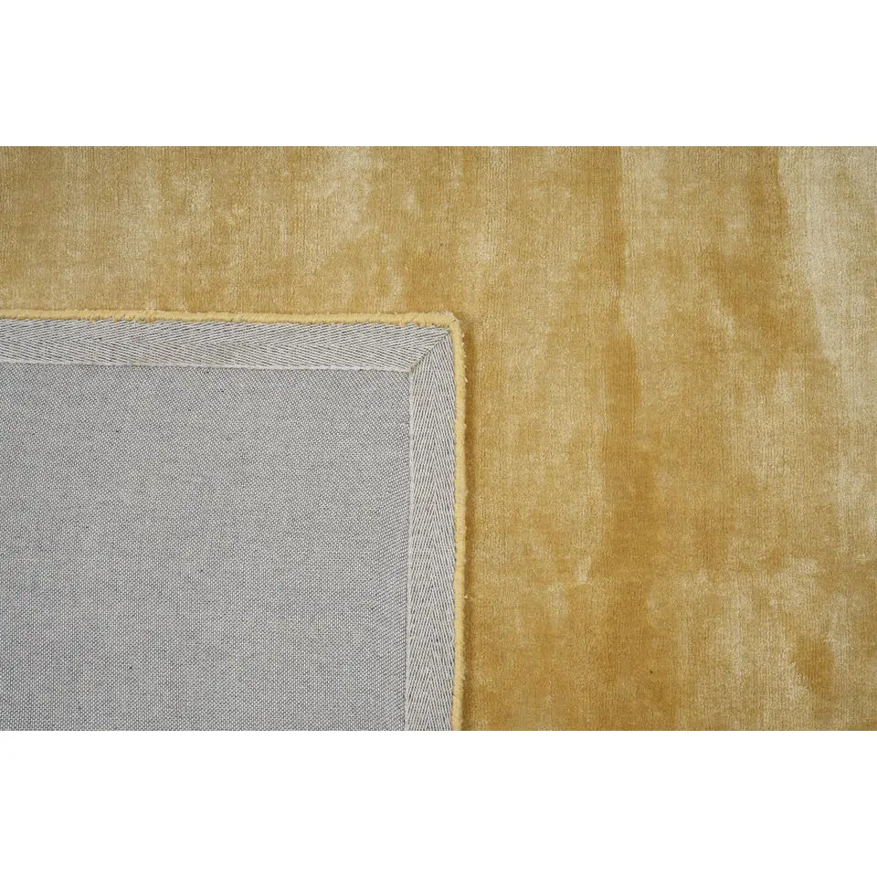 Dutch Lifestyle - Viscose - Vloerkleed - 160x230cm - Goudkleurig