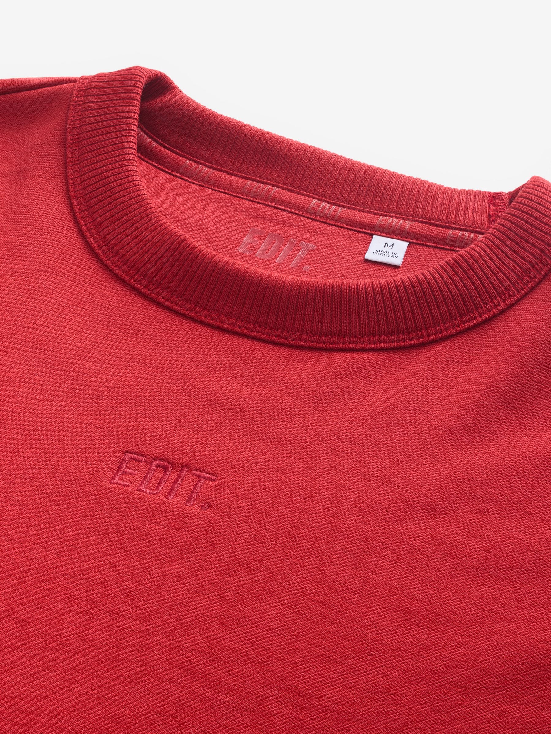 Rood - EDIT sweatshirt