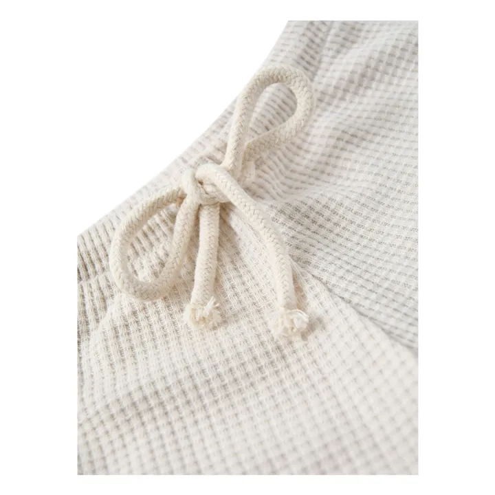 Organic Zoo Short Gaufré | Blanc cassé
