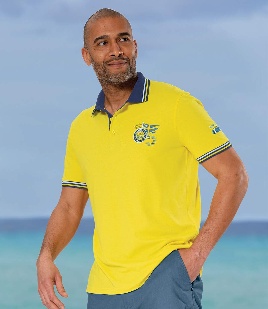 Lot de 2 Polos Jersey Newport