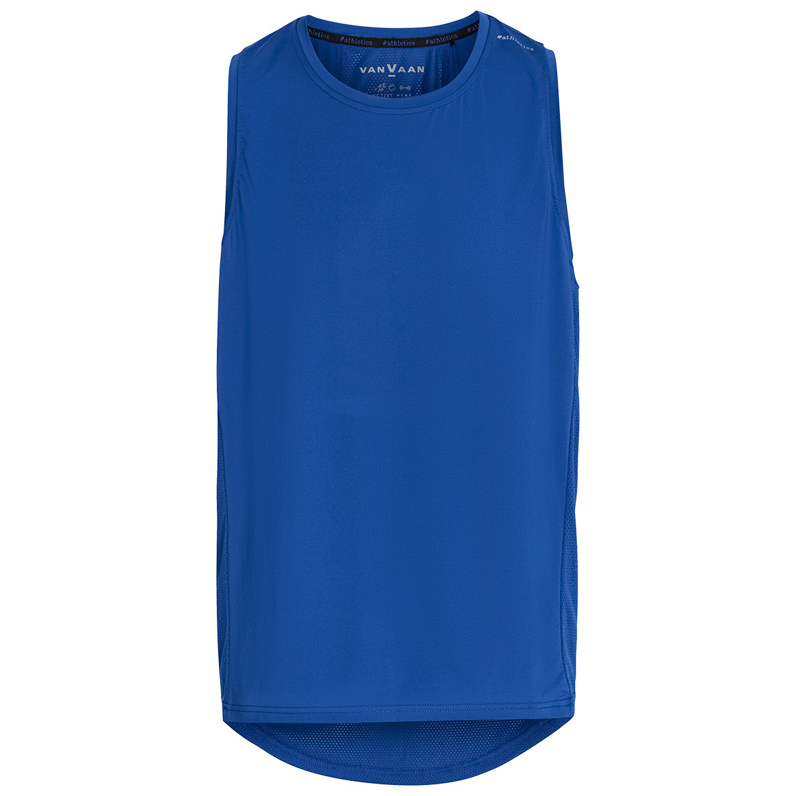 VanVaan Herren Sport-Tanktop mit Mesh-Einsätzen blau