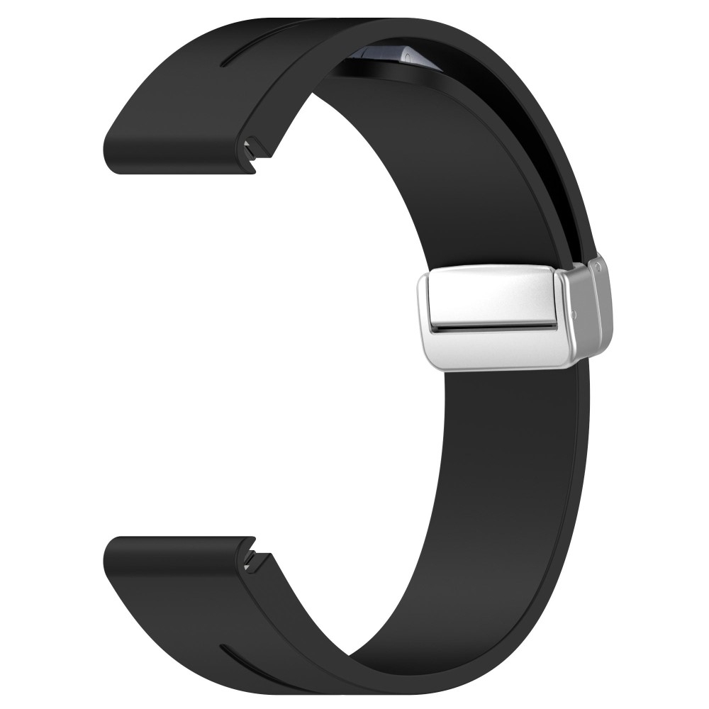 Samsung Gear S3 Frontier Silikon Armband mit Magnet-Verschluss (Gelenkumfang: 170-230mm) - Schwarz