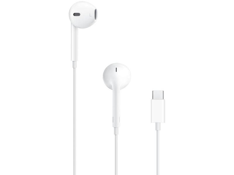 Apple In-Ear-Kopfhörer EarPods USB-C Connector Weiss In-Ear-Kopfhörer mit integrierter Fernbedienung und Mikrofon