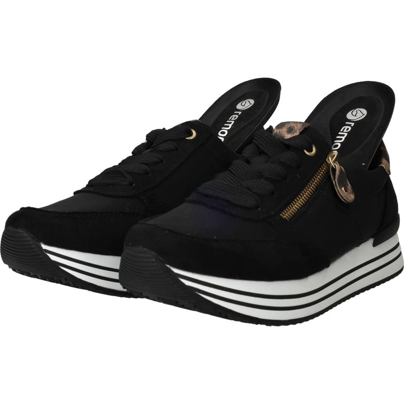 Remonte Sneakers Zwart Dames